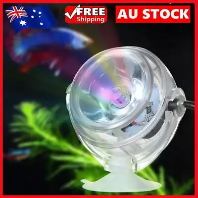 Mini Waterproof Aquarium LED Spotlight Fish Tank Underwater Lamp (Colorful • $14.18