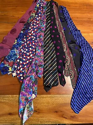9 TAKE SIX 6  Silk Tie Lot Bundle ￼ Luxurious Vintage ￼ Made In Italy￼ • $99