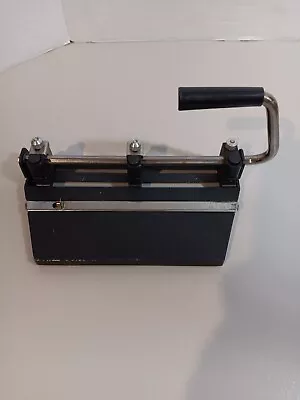 Vintage Heavy Duty BOSTON 3-Hole Punch! Industrial Office Supplies Decor & Works • $19.99