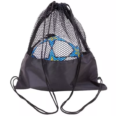 Football Storage Bags Basketball Storage Bag Half Mesh Bag Storage Bags • $6.53