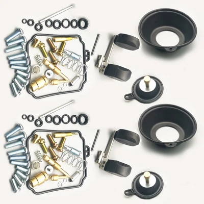 $25.18 • Buy 2pcs Carburetor Rebuild Kit Plunger Diaphragm For 1998-2015 Yamaha XVS650 V-STAR
