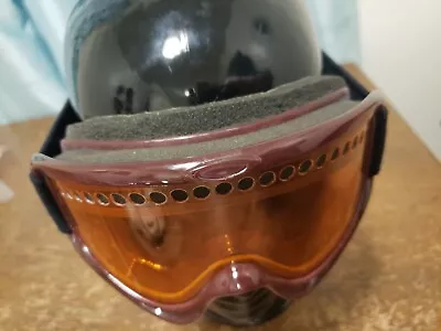 Vintage Oakley BMX Rare Dark Purple Eggplant Maroon Mighty Ducks Vibe • $42.73