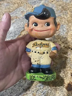 LOS ANGELES DODGERS NICE VINTAGE  1962 BOBBLEHEAD Bobble Head Baseball Rare • $125
