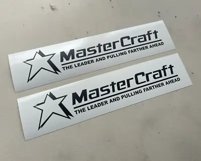 Mastercraft Ski Boat 12  Logo Window SET OF 2 Multi-Color Vinyl Decal Sticker • $25.70