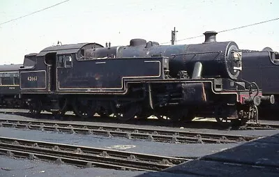 Original Colour Slide Of 42663 LMR Steam Loco • £3.50