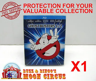 1x BLU-RAY DIGIBOOK MOVIE LARGE (SIZE DG2) - CLEAR PLASTIC PROTECTIVE BOX SLEEVE • $5.88