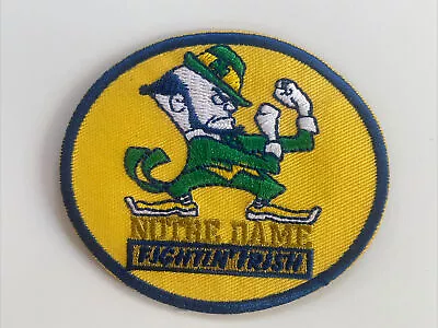 Notre Dame Fighting Irish Vintage Embroidered Iron On Patch 3” X 2.5” • $6.25