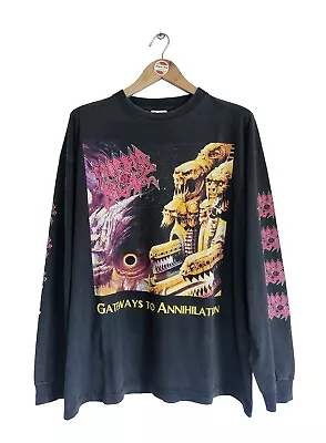 Vintage Morbid Angel  Gateways To Annihilation  EU Tour 2001 Long Sleeve XL • $450