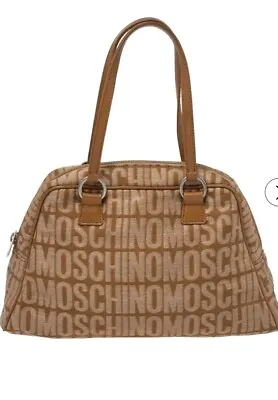 VTG Moschino Canvas Monogram Logo Handbag Purse  • $134.99