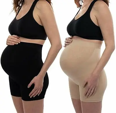 £15.99 • Buy Women Maternity Shapewear Pregnancy Panties Abdomen Support Under Dress Seamless
