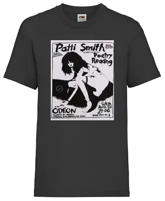 Patti Smith Odeon 70's Poetry T-shirt Punk T Shirt Men Women Unisex Tshirt 2703 • £11.95