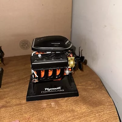 Plymouth Hemicuda Car Motor Engine Die Cast Model • $22