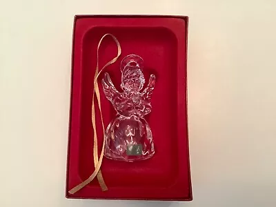 Mikasa Heavenly Music Praying Angel Crystal Germany Christmas Ornament. • $12