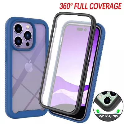 $12.39 • Buy 360 Protection Case For IPhone 11 12 13 Mini 14 Pro Max XS XR X 6 7 8 Plus Cover