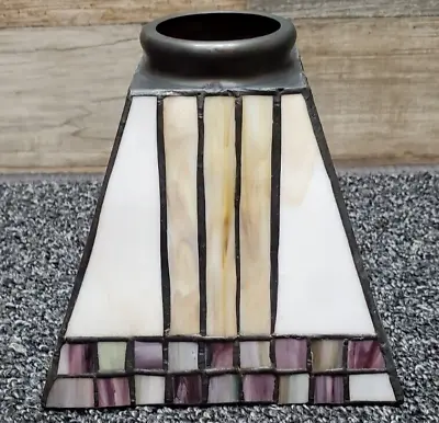 Stained Glass Desk Lamp Shade Tiffany Mission Craftsman • $17.99