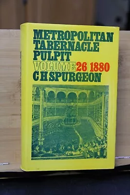 Metropolitan Tabernacle Pulpit Volume 26 1880 C H Spurgeon HB Used Wear Tear • $45