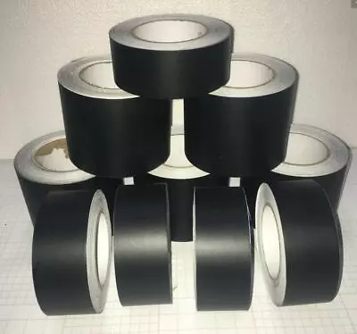 Metallic Matte Black Tape DIY Film Vinyl Car Furniture Wrap Sticker Decal Roll • £3.59