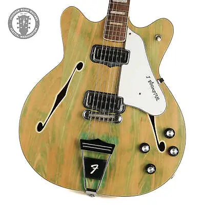 1967 Fender Coronado II Wildwood 1 Rainbow Green • $3999