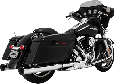 Vance & Hines 4  Eliminator 400 Slip-On Mufflers Chrome 95-16 Harley Davidson FL • $549.99