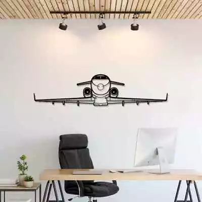 Wall Art Home Decor 3D Acrylic Metal Plane Aircraft USA Silhouette 300 Front • $87.99