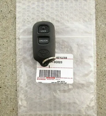 Fits: 03 - 06 Toyota Tundra Master Keyless Fob Transmitter Remote Oem New • $159.51
