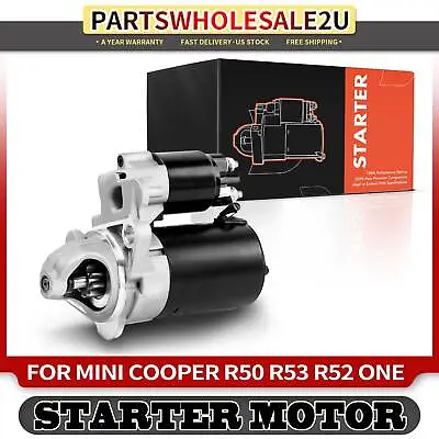 New Starter Motor For Mini Cooper 2002-2008 L4 1.6L 9Teeth Manual Trans W10B16A • $62.99