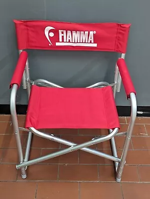 Fiamma Director's Style Chair. Folds To A Width Of Only 16cm! • £60