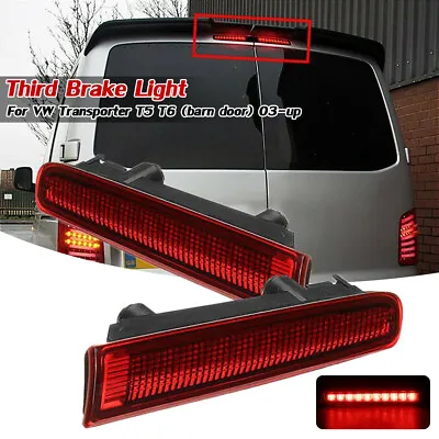 2x 3rd High Level Rear Brake Light For VW Volkswagen Transporter T5-T6 Barn Door • $19.50