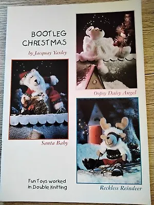 Jacquay Yaxley's Bootleg Christmas Knitting Booklet.  3 Christmas Designs. DK. • £3.49