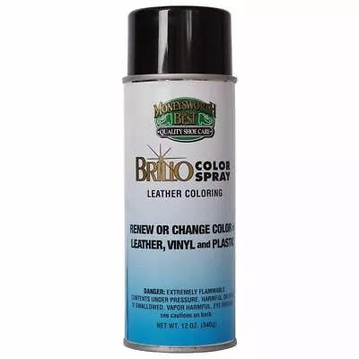 Moneysworth & Best Color Brillo Spray Leather Plastic Vinyl Paint/Dye 12 Oz • $30.98