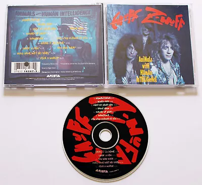 ENUFF Z'NUFF Animals With Human Intelligence CD 1993 1st PROMO Donnie Vie OOP • $6.99