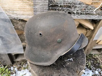   WW2 M42 German  Helmet WWII M 42. Combat Helmet Size 64 • $295