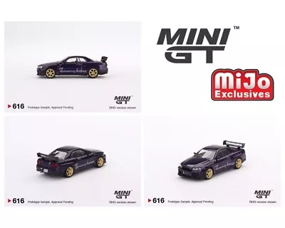 Mini GT  Nissan Skyline GT-R R34 Tommykaira R-z Midnight Purple  • $19.99