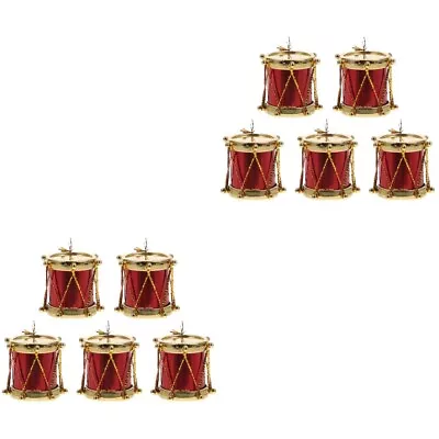 10 Pcs Kids Musical Drum Miniature Drum Musical Instrument Drum • $10.02