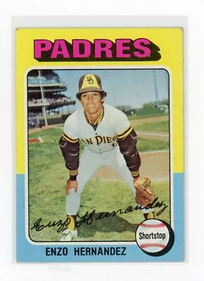 1975 Topps  Enzo Hernandez  #84 San Diego Padres • $1