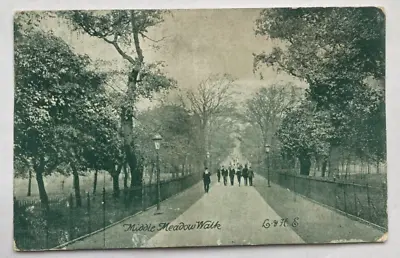 Antique Edinburgh Postcard 1903 Stamp Postmark Middle Meadow Walk • £4.85