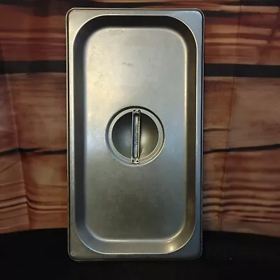 Winco SPSCT 1/3 Size Stainless Steel Solid Steam Table / Hotel Pan Cover • $26