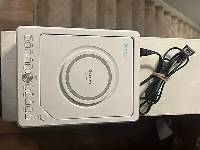 G Keni LC-10W White USB Boombox Bluetooth Speaker CD Dual Alarm Clock Radio • $53