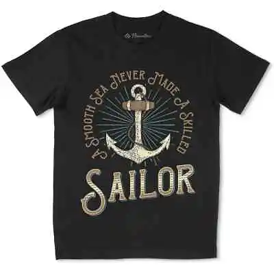 £9.99 • Buy Sailor Anchor Mens T-Shirt Navy V-Neck Tank Top Vest Tshirt D967