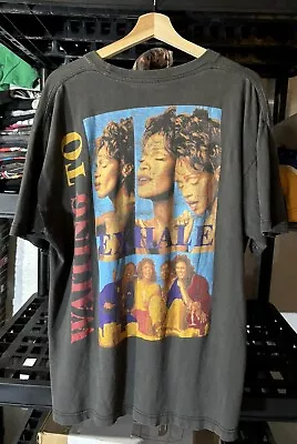 Vintage 90’s Waiting To Exhale Whitney Houston Rap T Shirt XL Bootleg  • $399.99