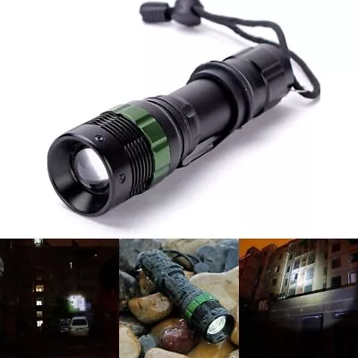 3500LM CREE Q5 LED Zoomable Flashlight Torch Lantern Lamp Camping Hiking 3 Modes • $14.99