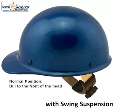 MSA Skullgard Cap Style With Swing Suspension - Custom Metallic Blue • $149