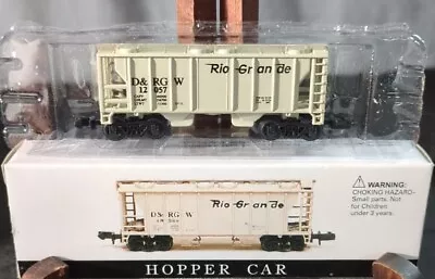 Train HOPPER CAR RIO GRANDE D & RG W 12057 Miniature Train NIB • $7.99