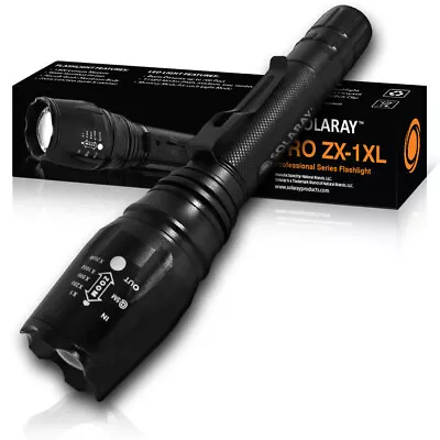 18650 LED Security Tactical Flashlight With Adjustable Zoom And 5 Light Modes • $12.99