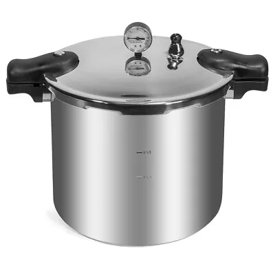 Barton 22 Quart Pressure Cooker & Canner Steaming And Stewing W/ Pressure Gauge • $99.95