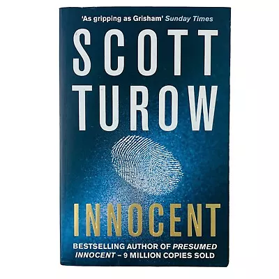 Innocent By Scott Turow  Medium Paperback Book #8 Kindle County Series Mystery • $16.33