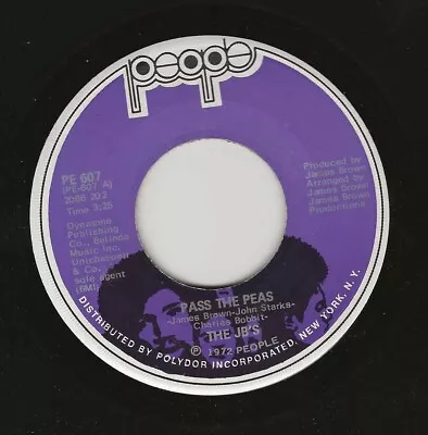 THE J.B.'S - Pass The Peas/Hot Pants Road - People 607  James Brown • $9.99