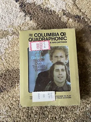 Quad SIMON AND GARFUNKEL Bridge Over Troubled Water 8 Track Quadraphonic Cover • $59.99