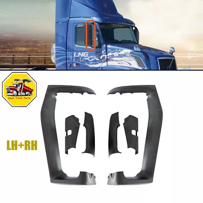 Left And Right Side Door Mirror Arm Cover Complete Set For Volvo VNL 2004-2018 • $99.63