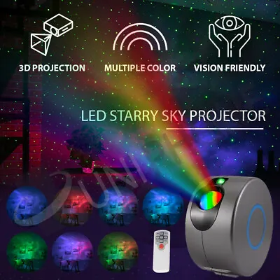 $45.88 • Buy 【3D Aurora】laser LED Starry Sky Star Projector Light Nebula Night Lamp Rotation